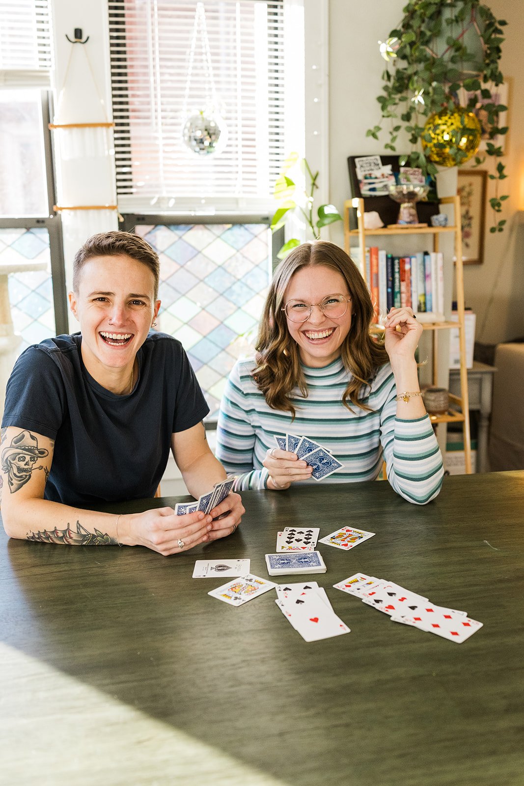 Queer at home engagement session