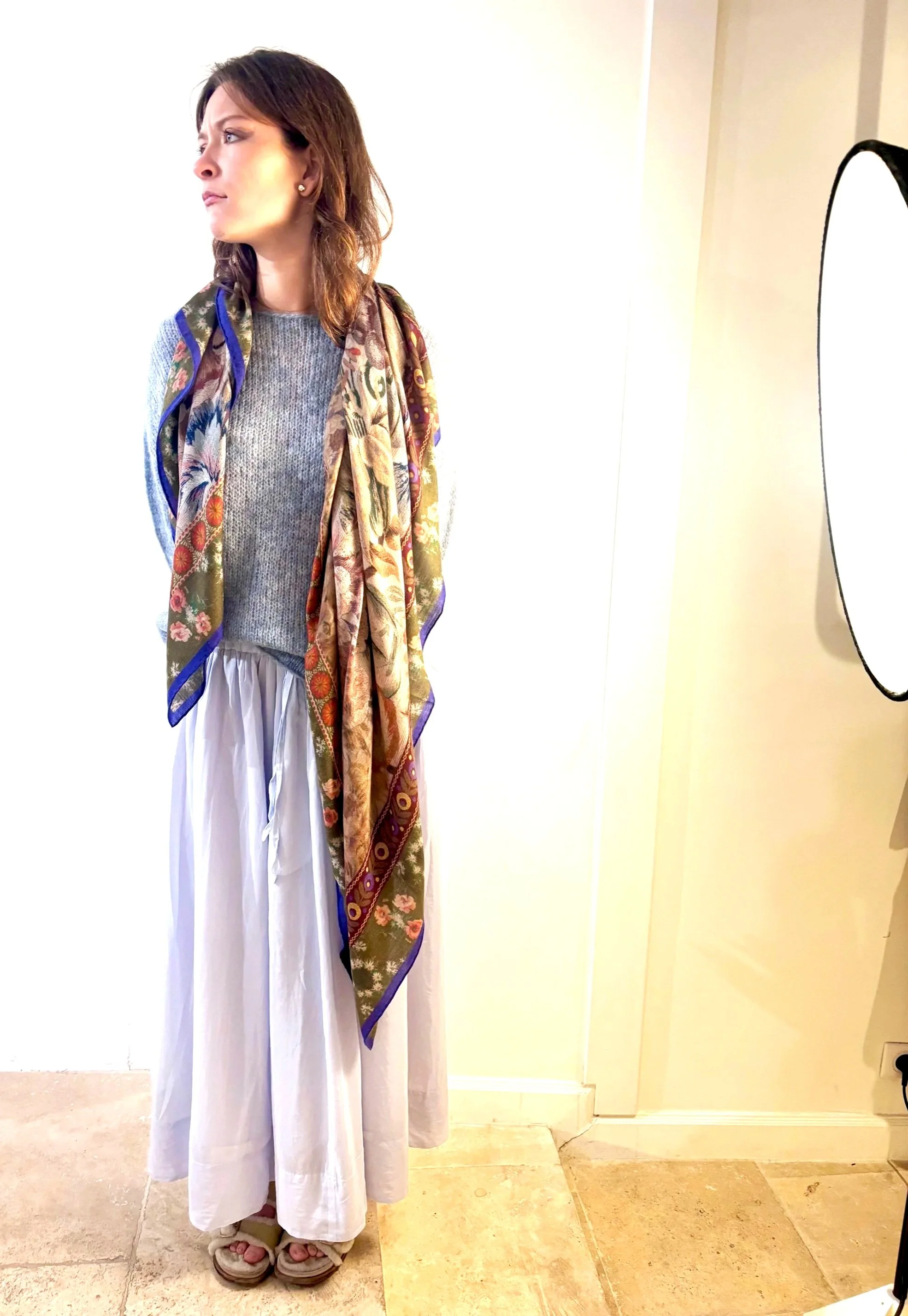 ENRICA TOKYO LONG SILK  SKIRT