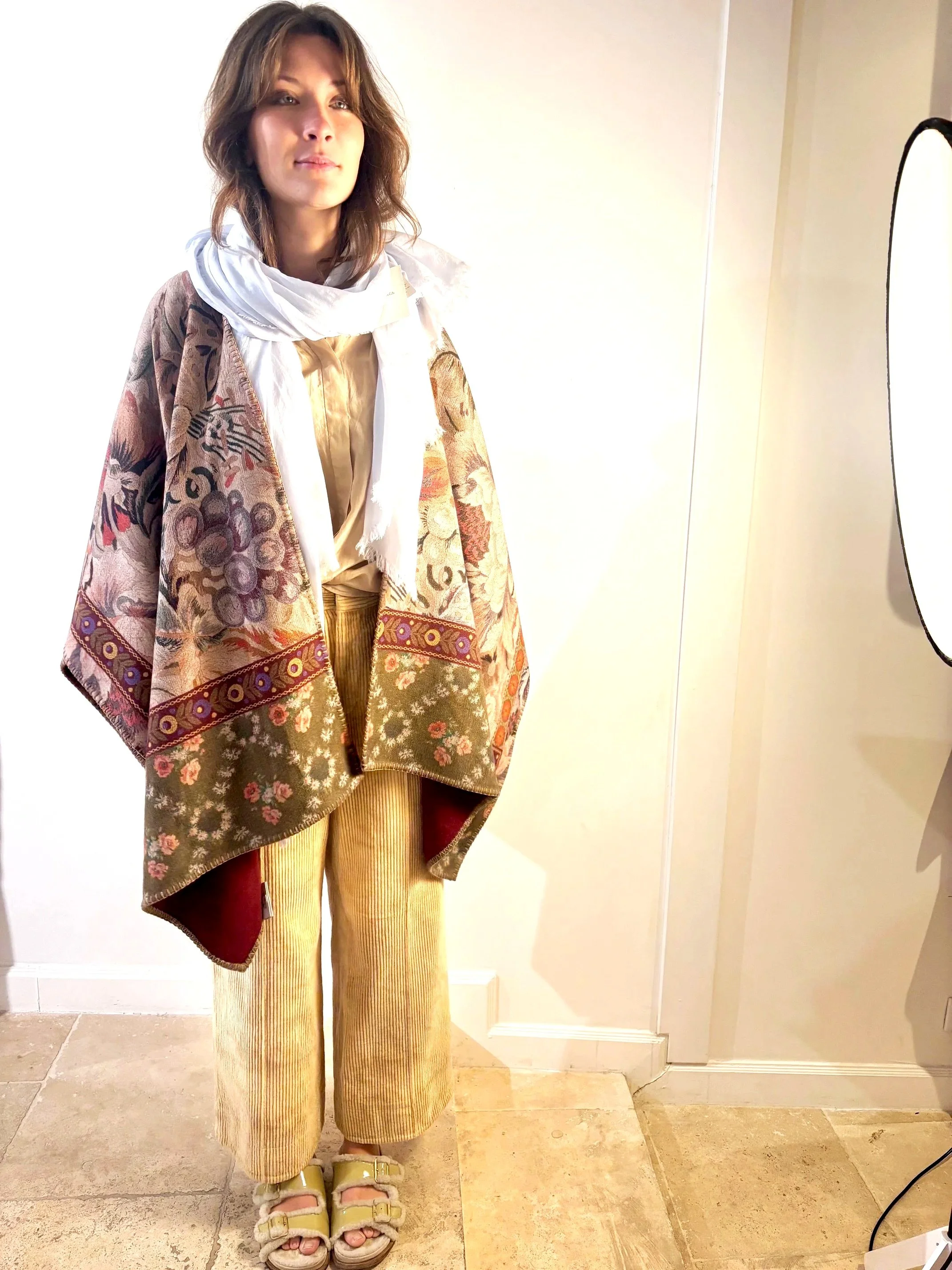 ENRICA TOKYO CORDUROY TYE DYE WIDE PANTS