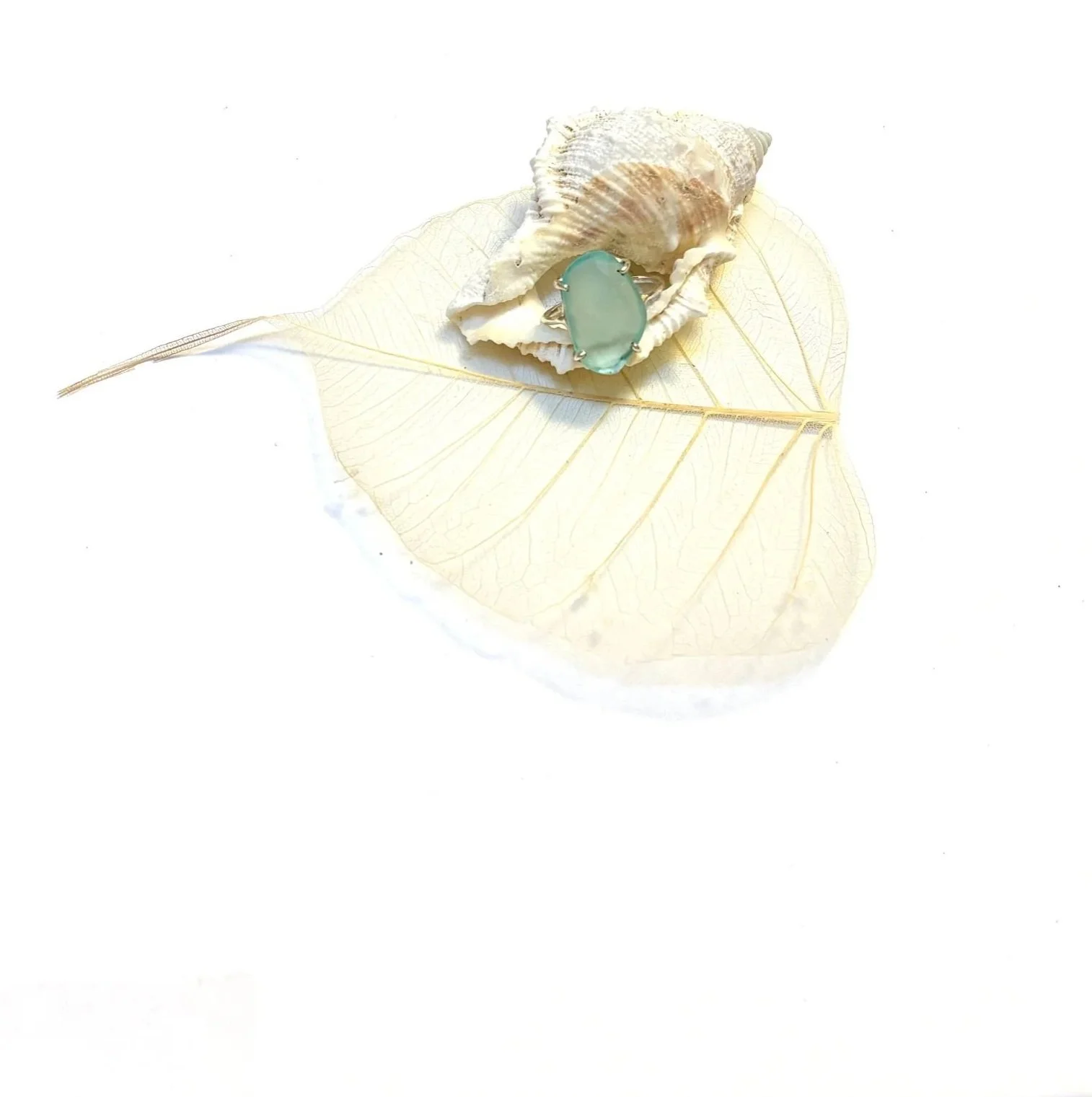 AQUAMARINE+SILVER+RING