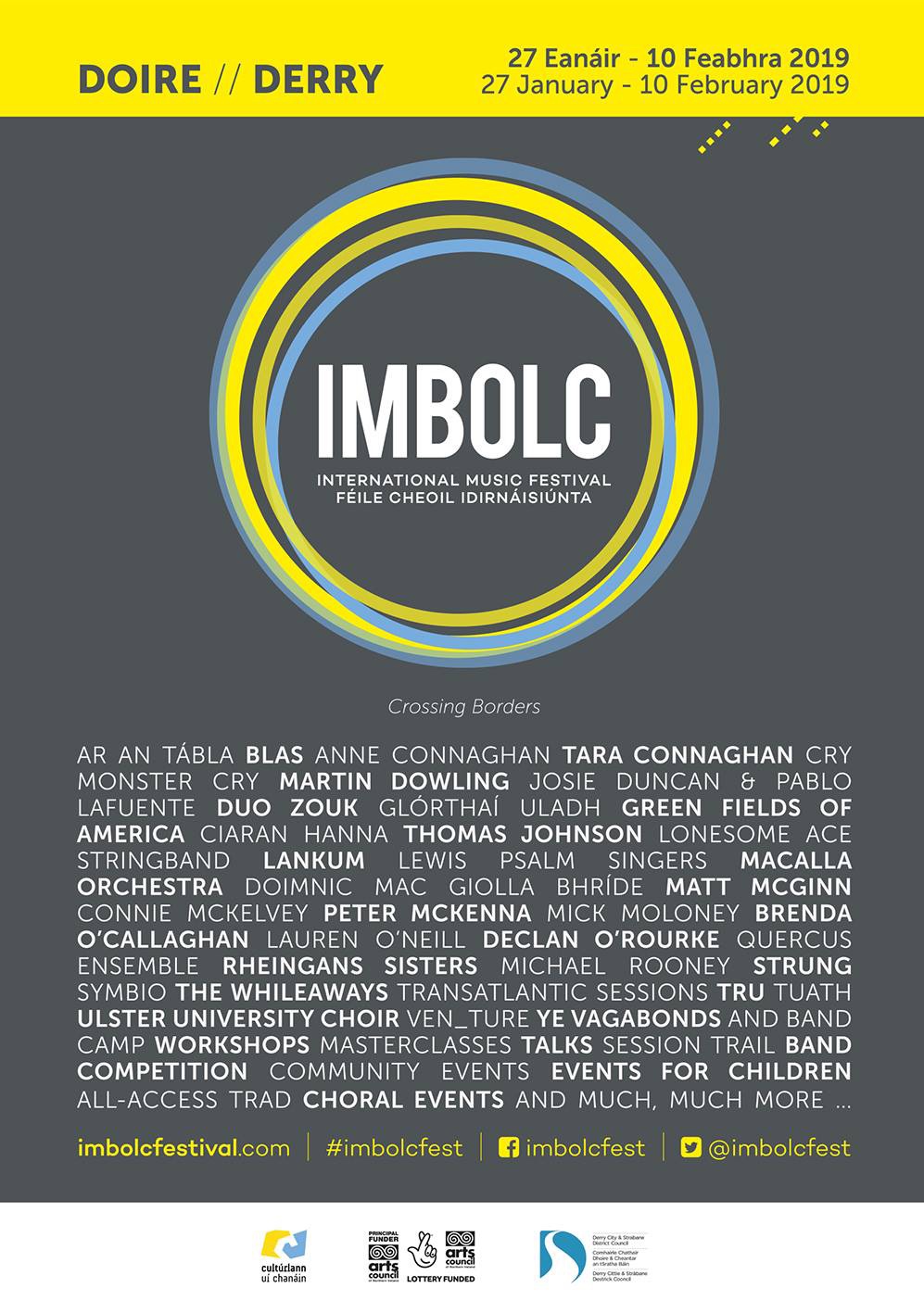 Imbolc Festival Derry- Premier of Michael Rooney's Famine Suite