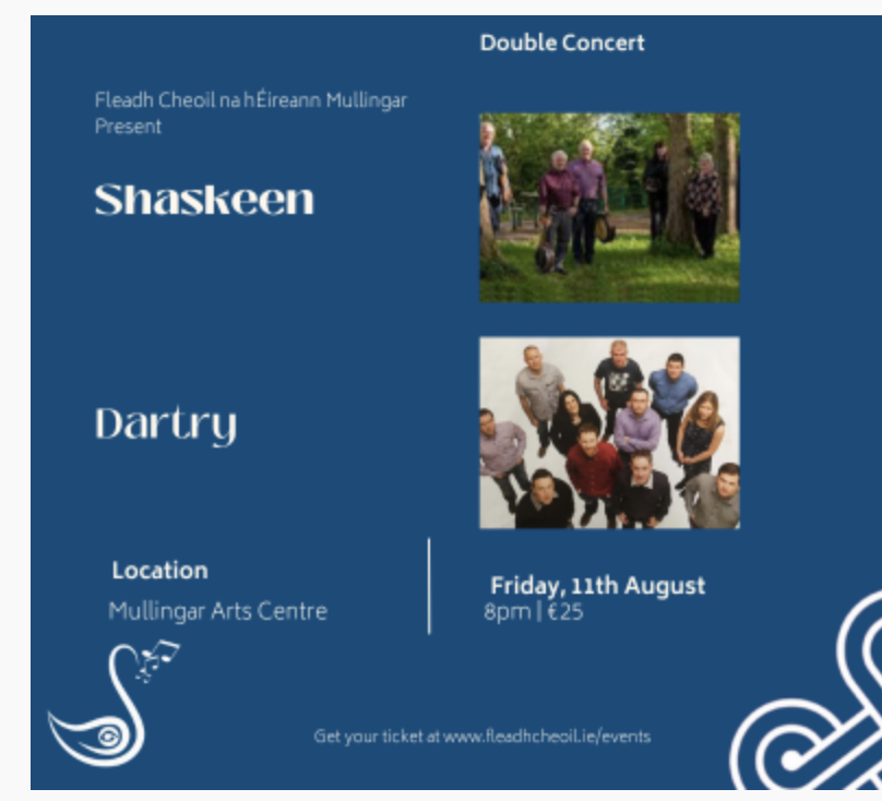 Dartry Ceili Band in Concert at Fleadh Cheoil na hÉireann