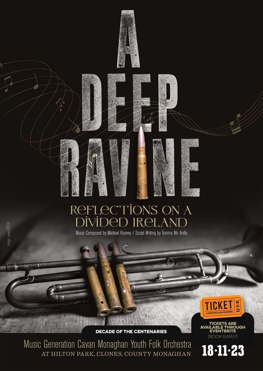 Premiere of A Deep Ravine: Reflections on a Divided Ireland'- Composed by Michael Rooney