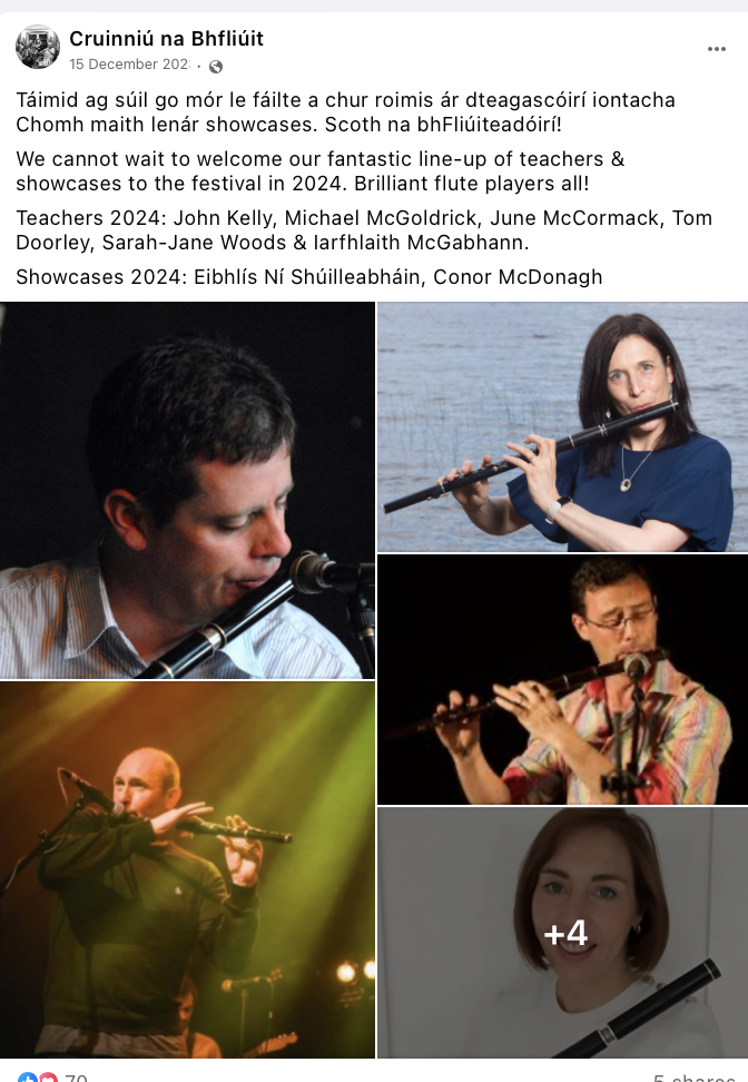Cruinniú na bhFliúit, Baile Mhúirne