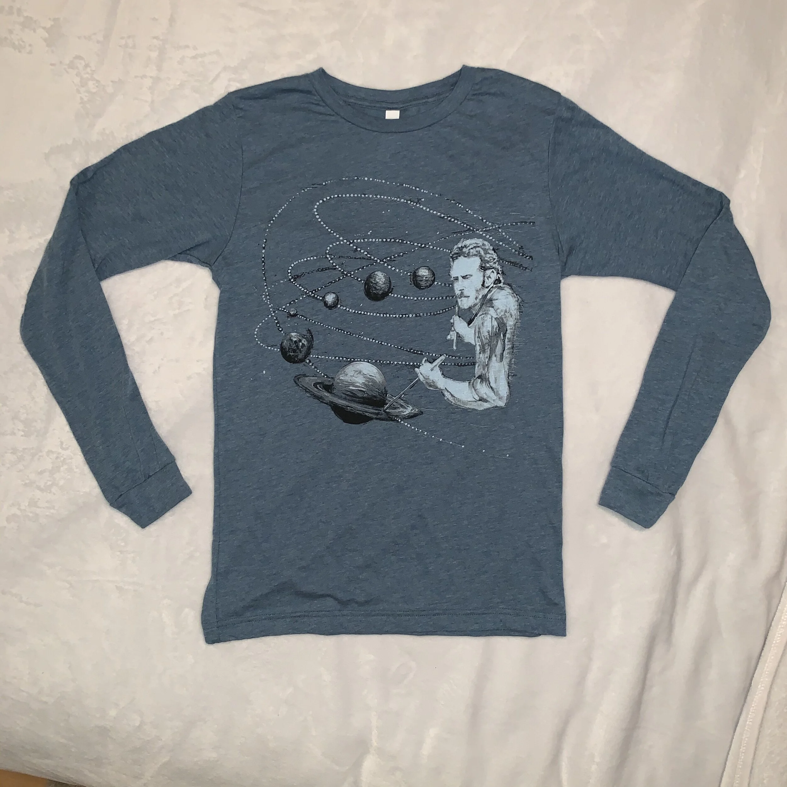 Levon Galaxy Long Sleeve T-Shirt (Blue)
