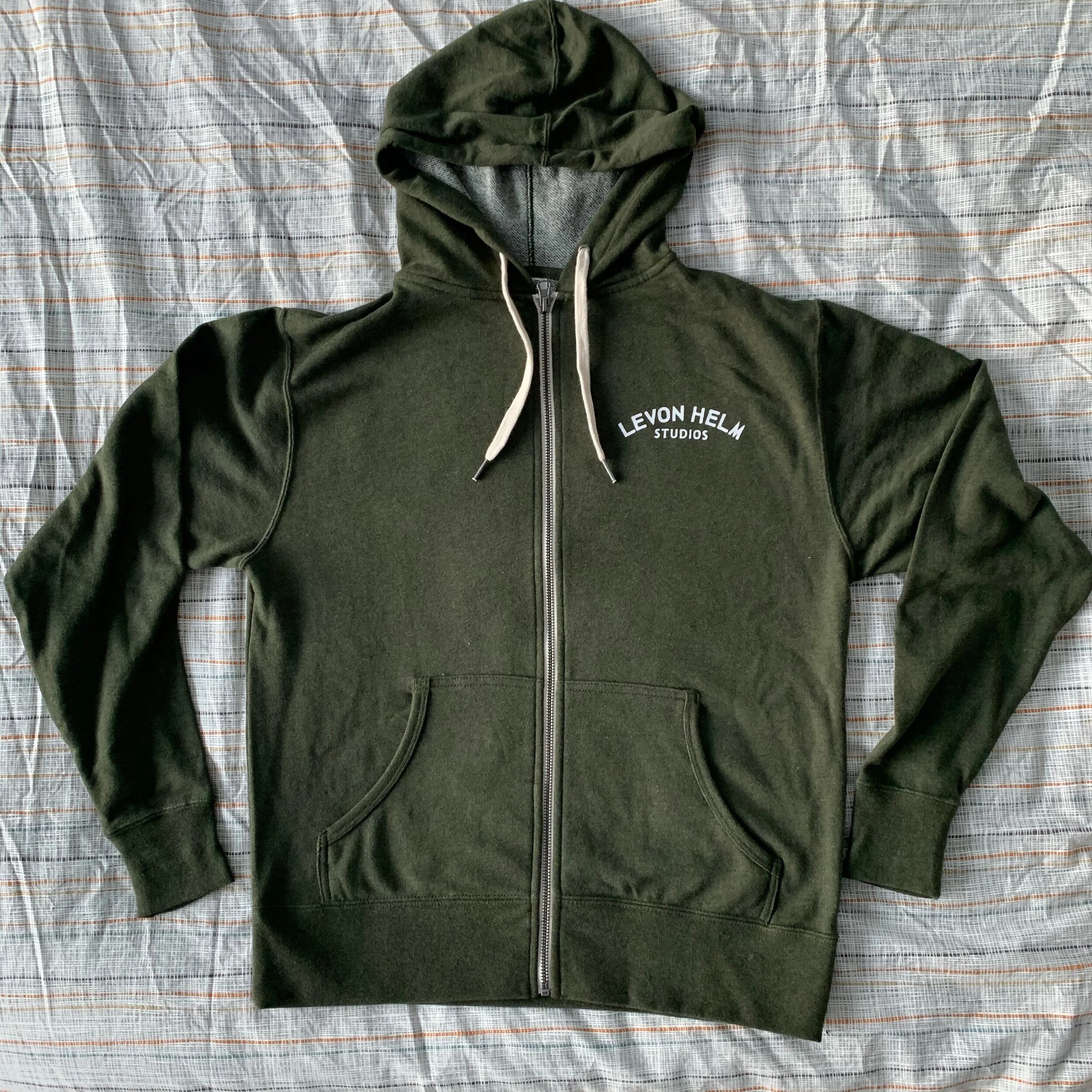 Heather French Terry Logo Zip Hoodie