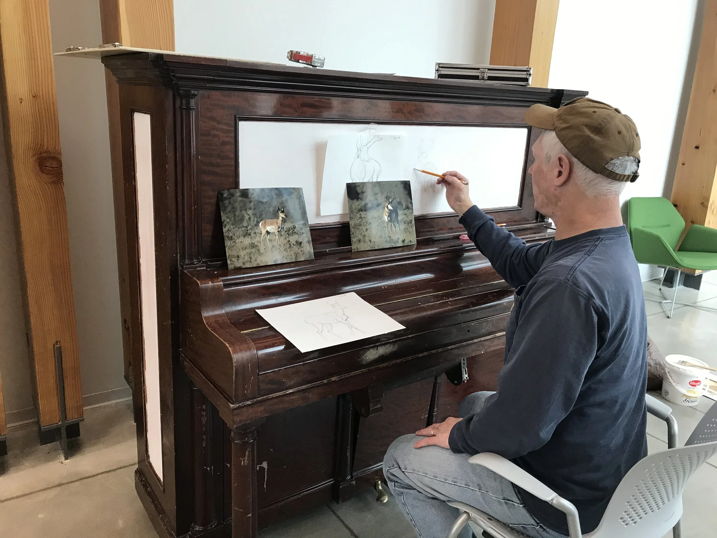 Summit County’s Newest Public Art Piano at Kamas Library