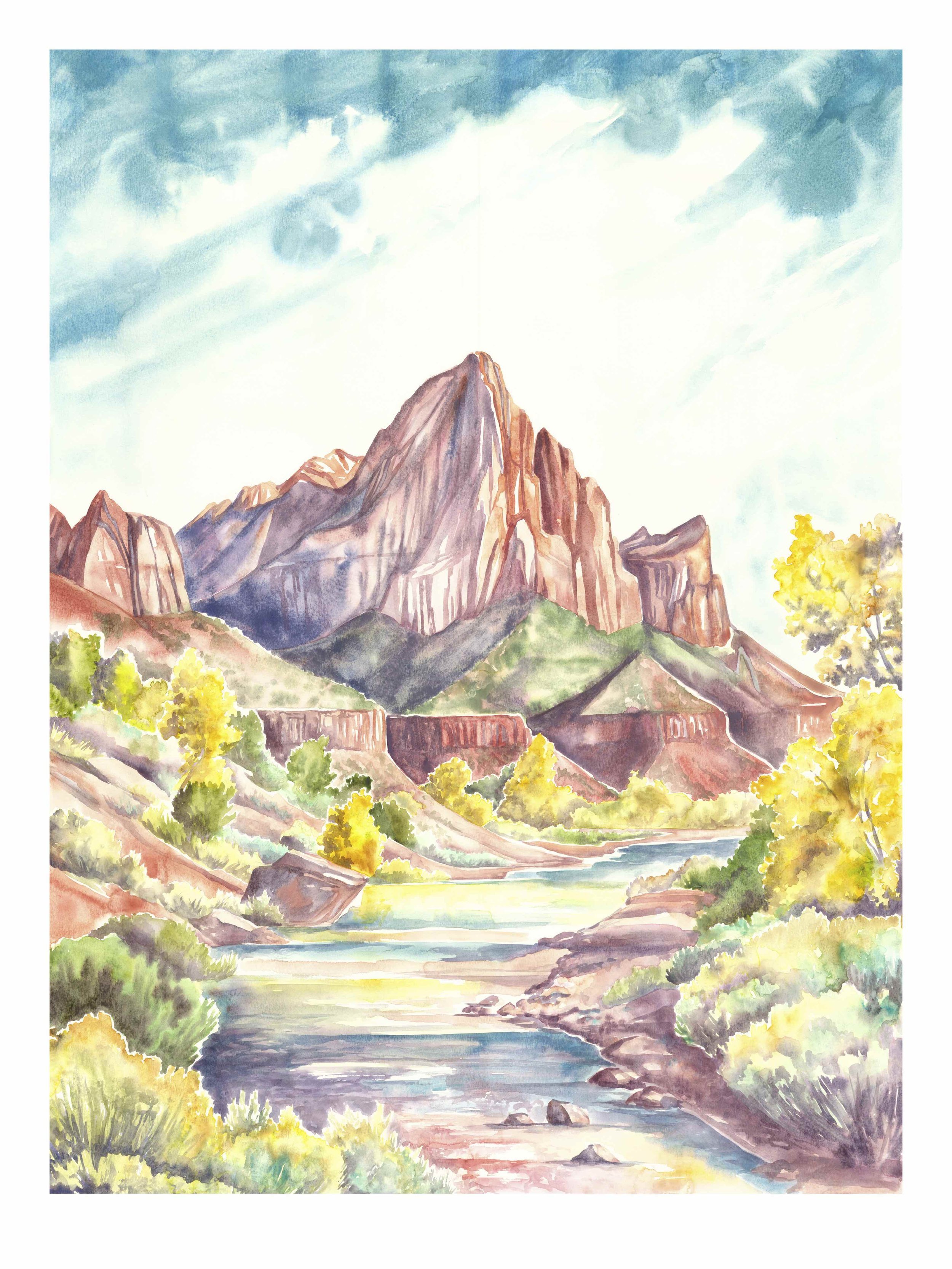 Watercolor - JPG+Autumn+Zion+12x16.jpg