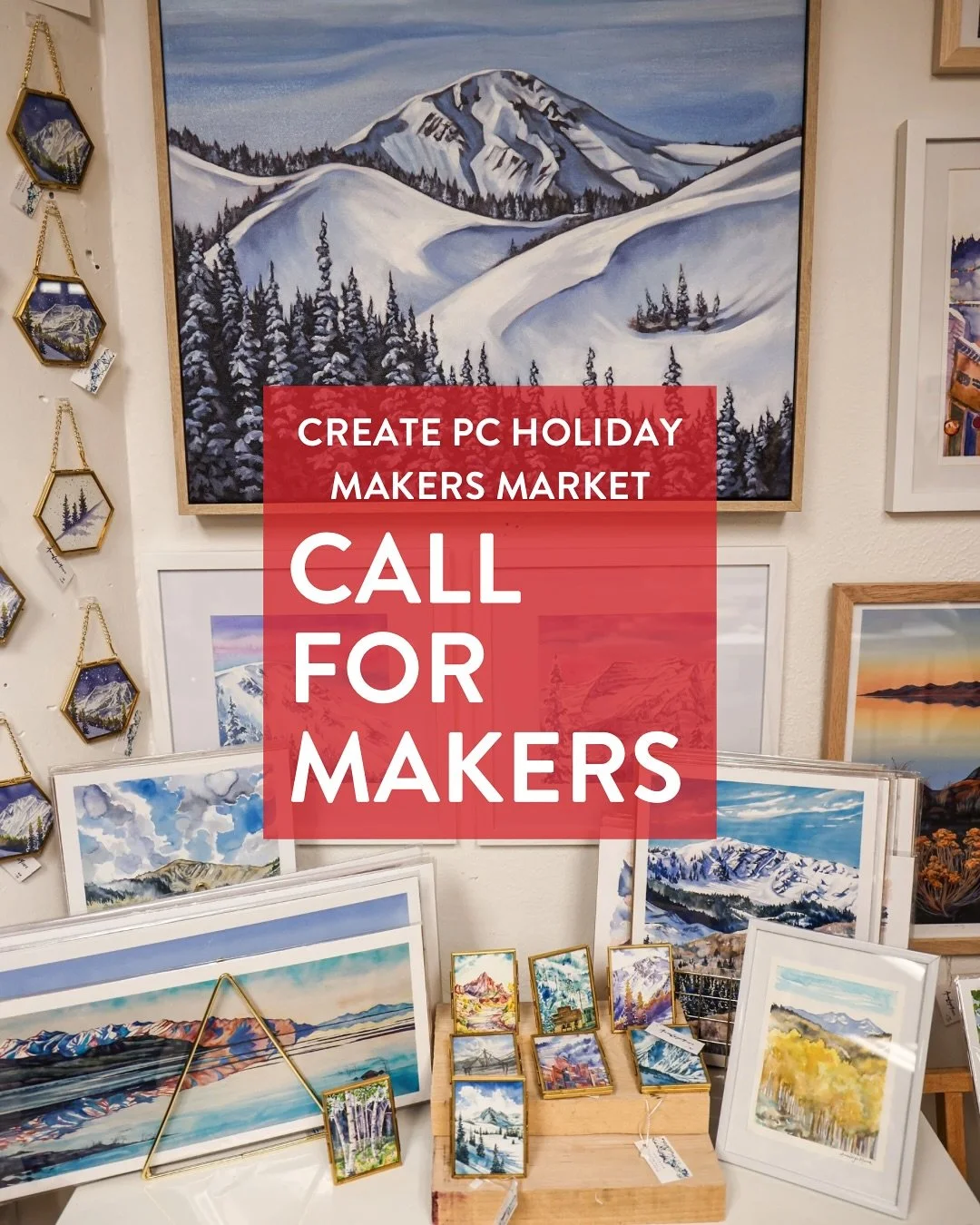 Calling all Summit County makers, artists, and creative entrepreneurs!

Applications are now open for the CREATE PC Holiday Makers Market, launching Friday, November 21 and running through January 2026. This is your chance to showcase and sell your w
