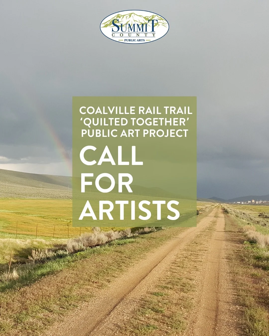 Summit County Public Art Advisory Board has opened a Call for Artists for the Coalville Rail Trail Quilted Together public art project. 

This opportunity invites artists to propose a three dimensional, quilt-inspired artwork that reflects the cultur