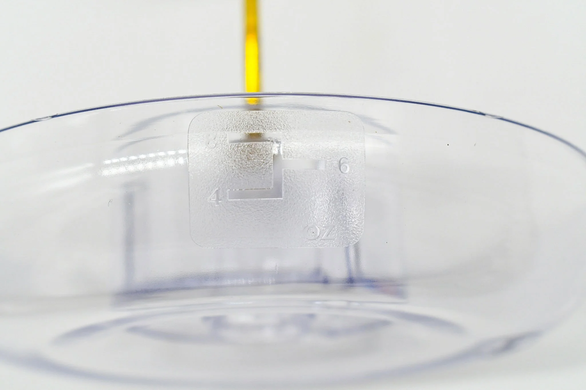 Clear UV-stabilized polycarbonate nectar reservoir for the Aspects HighView Mini hummingbird feeder.