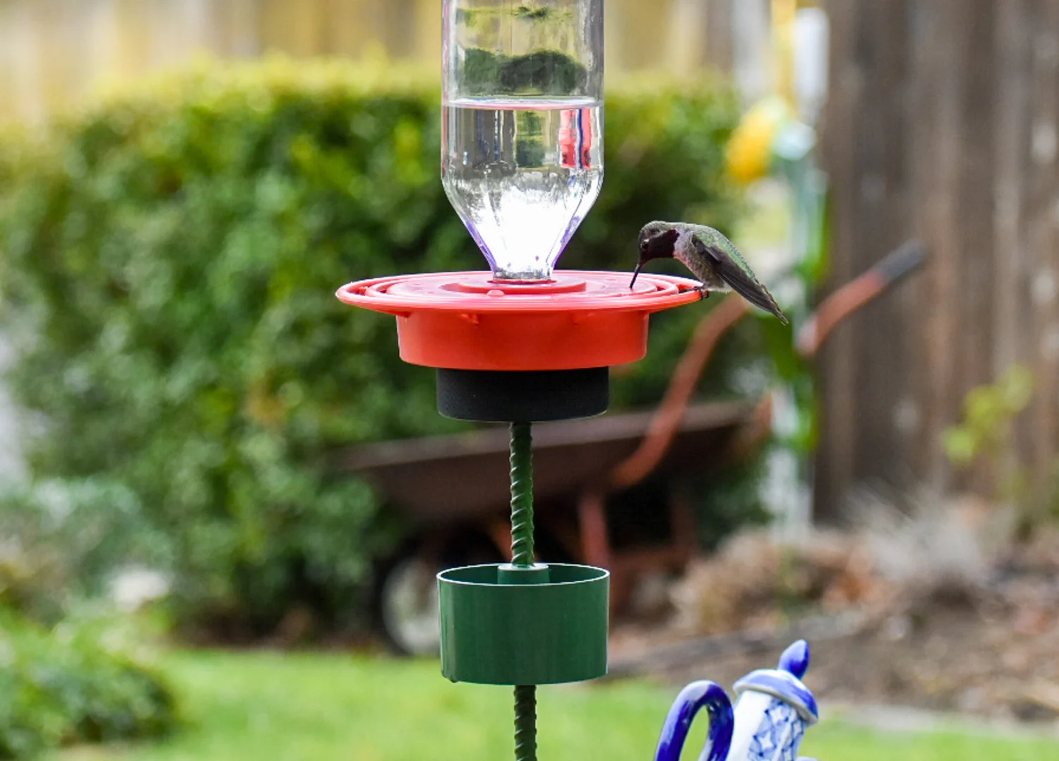 Hummingbird Feeder Pole Adapter Kit With Ant Trap For 3 8 Pole