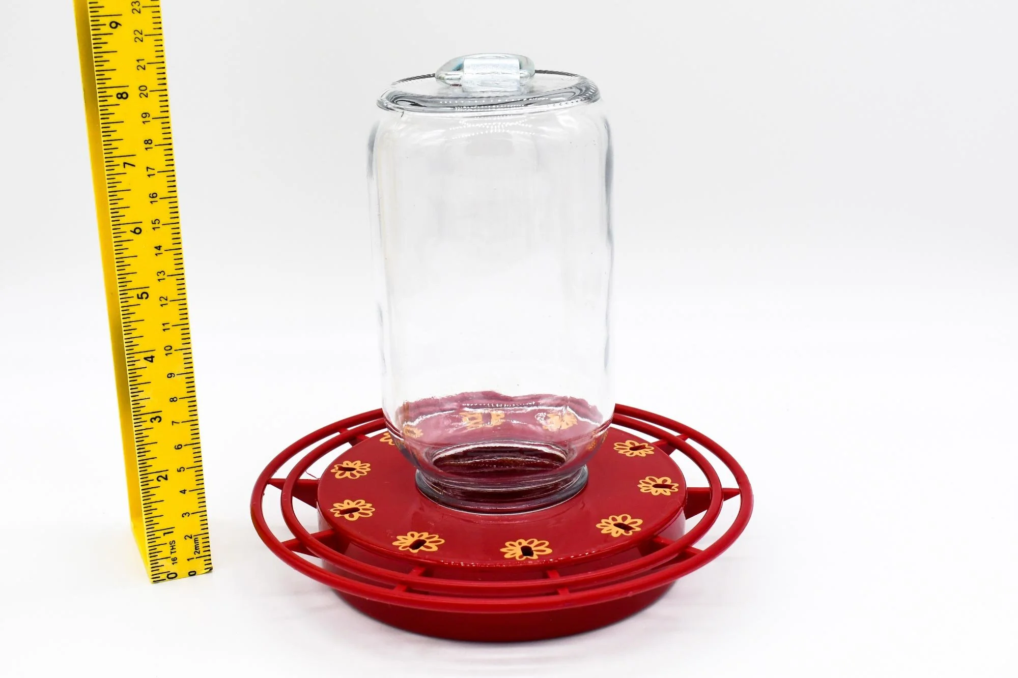 Sideview of Mason Jar Feeder