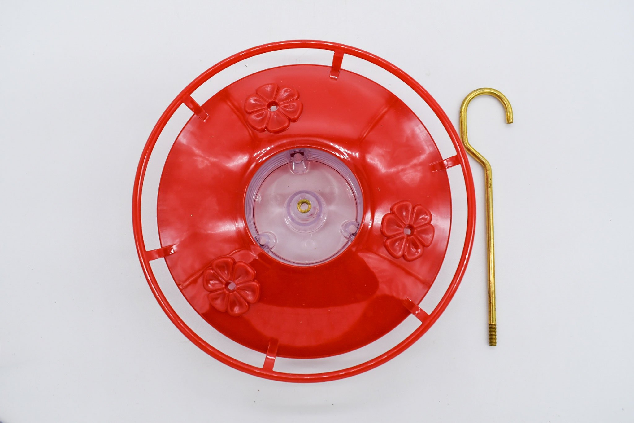 Close-up overhead view of the Aspects HighView Mini showing the center reservoir and three raised flower feeding ports.