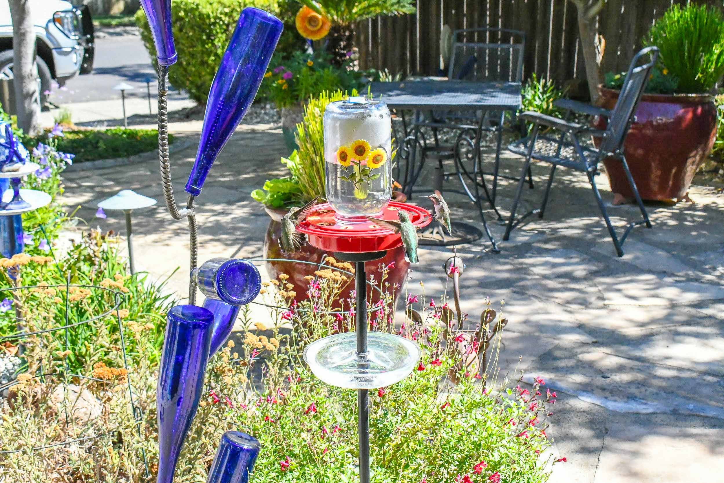 Photo of Optional upgrade to a 32 oz Mason Jar Feeder with Turbine Base.