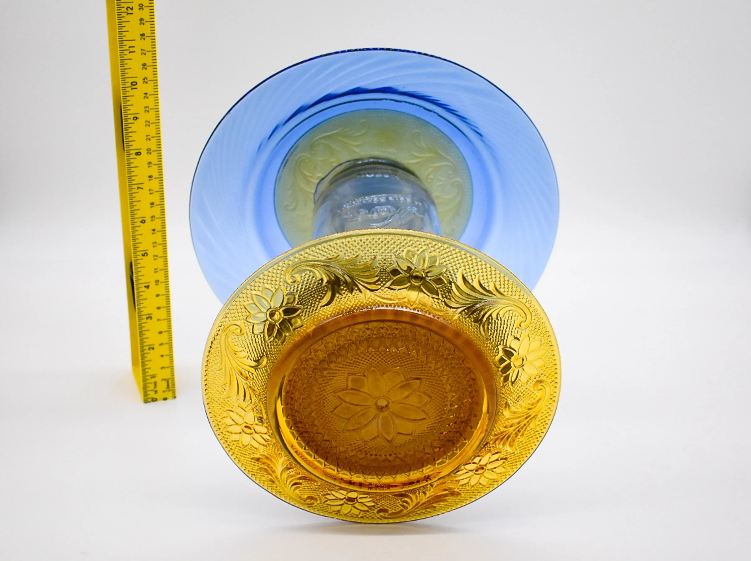 Antique Glass Feeder