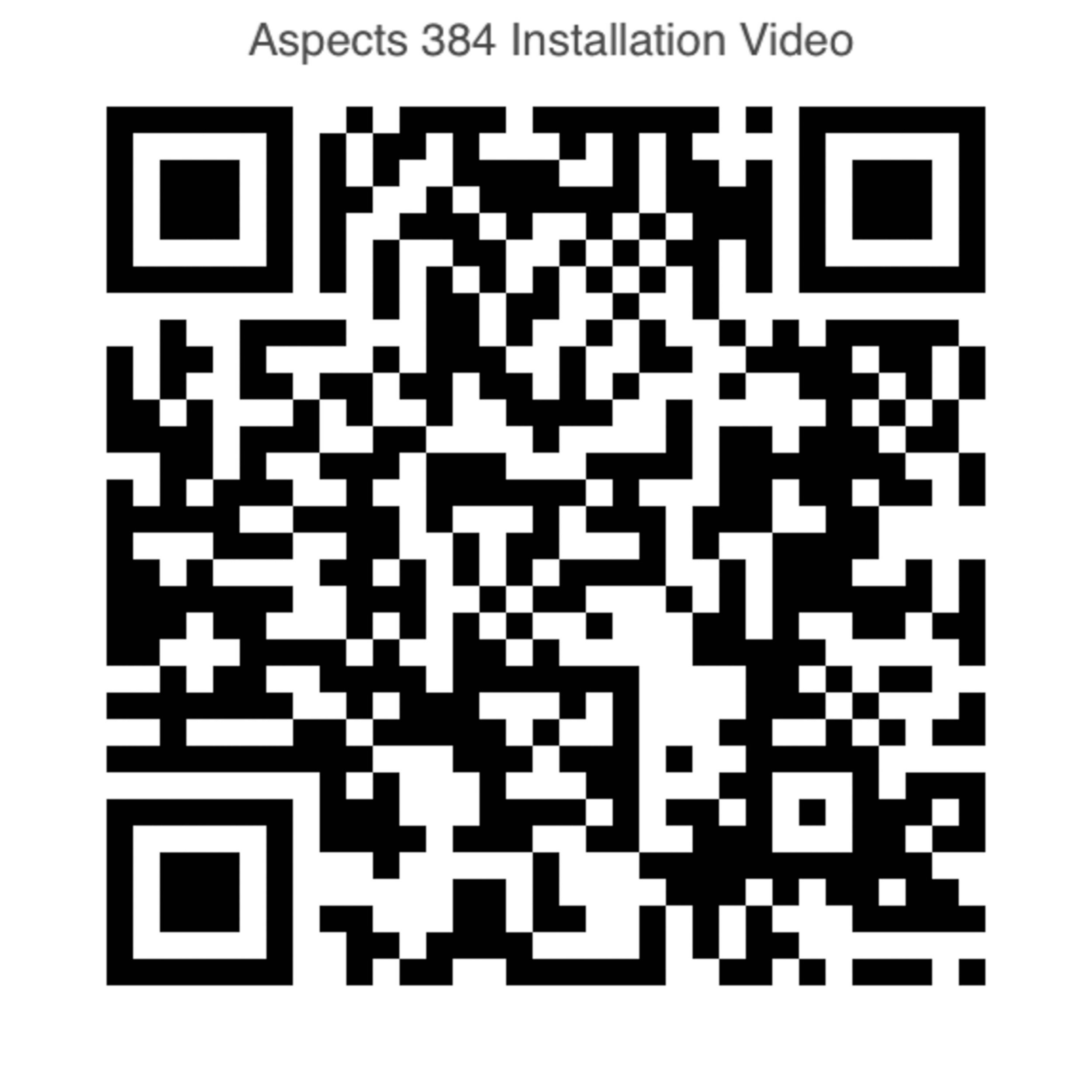 QR code to watch the Aspects 384 Nectar Guard Tips installation video from BirdFeedersRus