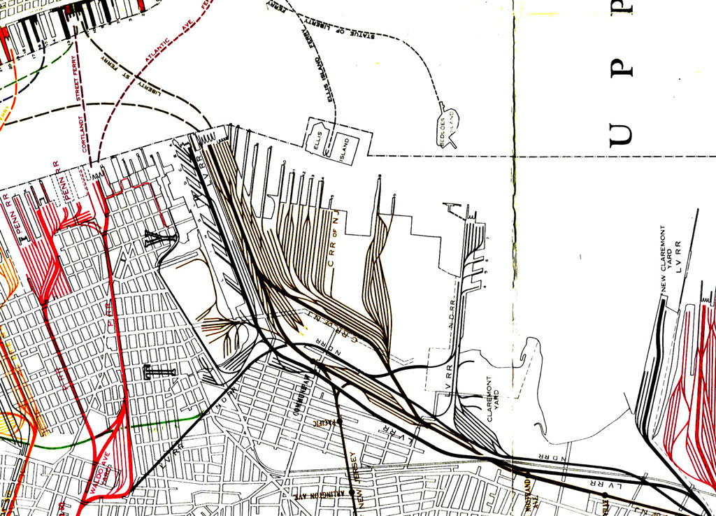 Relatively simple map of the terminal in 1930