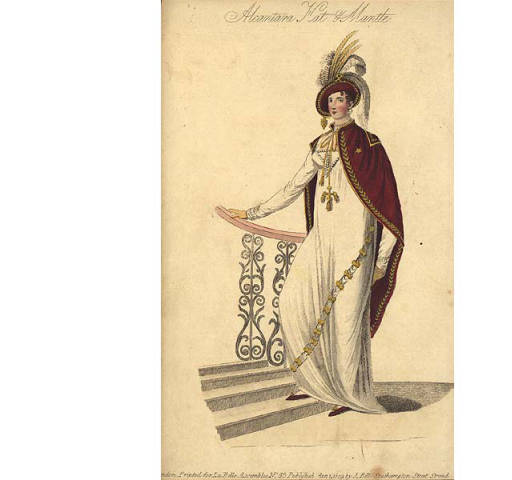 Early 19th century British fashion plate