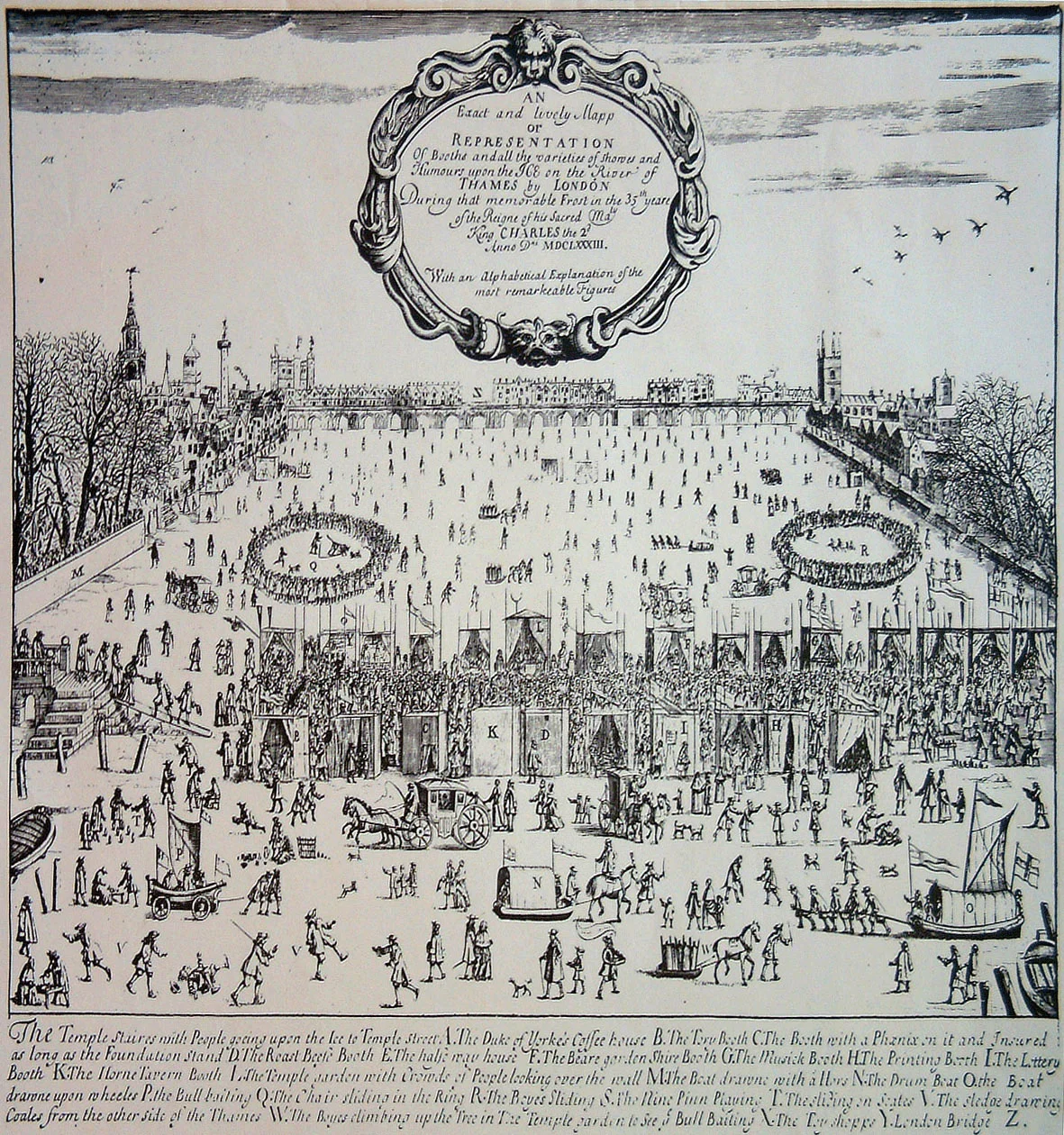 Frost Fair of 1683. Things got really cold during the Little Ice Age!