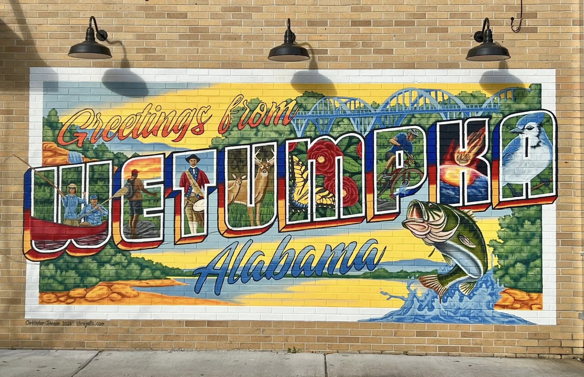 "Greetings from Wetumpka" Mural Celebration!