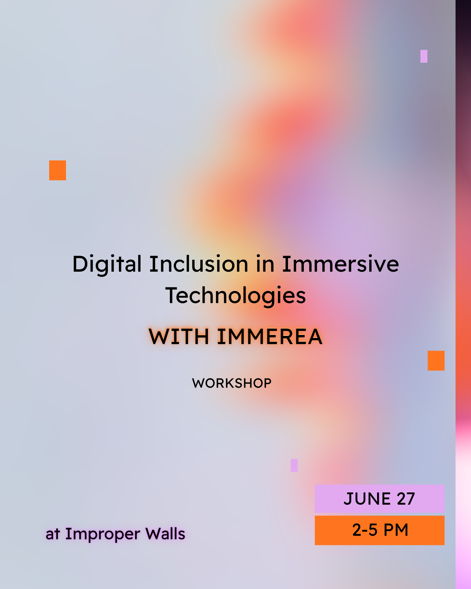 Digital Inclusion in Immersive Technologies 