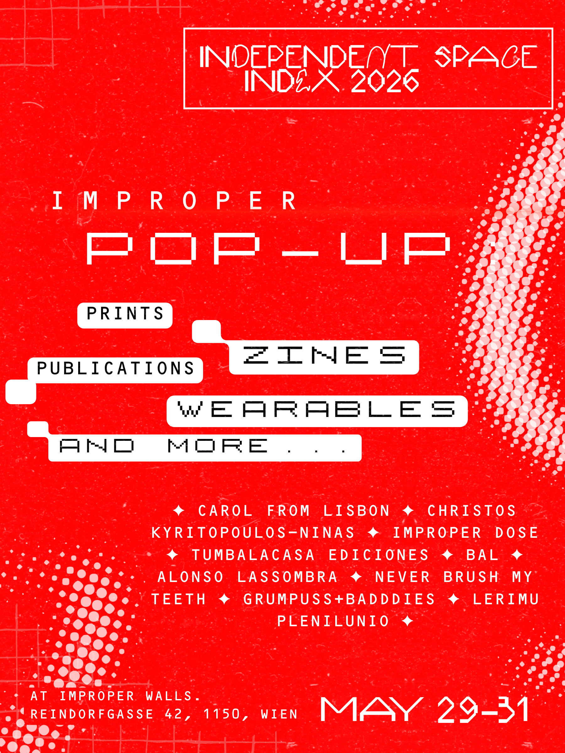 Improper POP UP - Independent Space Index