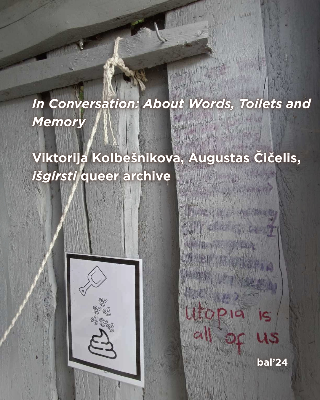 In Conversation: About Words, Toilets and Memory
