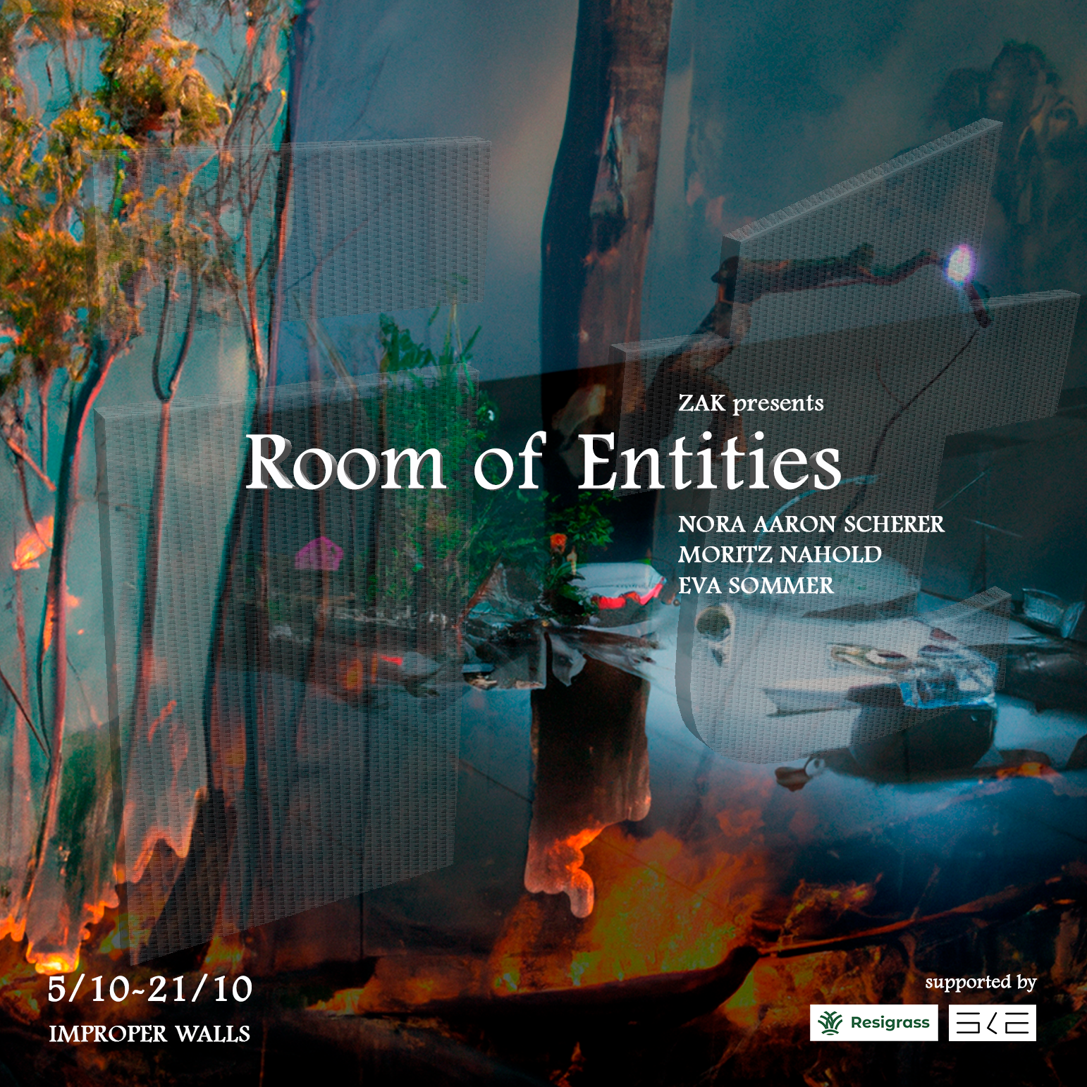 Room of entities — Improper Walls
