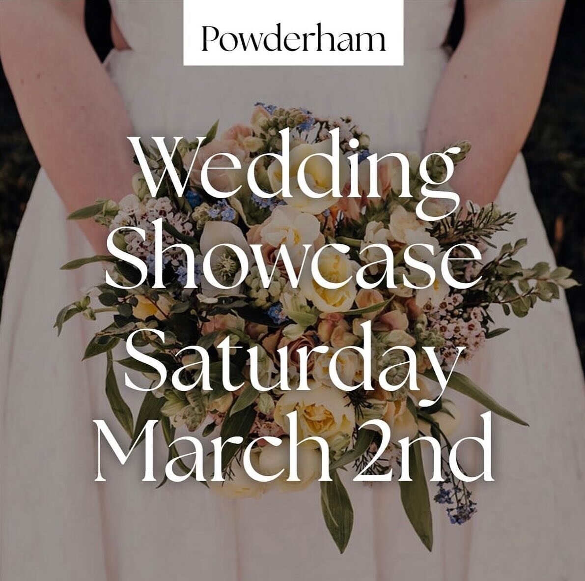 Find us this Saturday at @powderhamcastle open showcase from 10am till 3pm. 🤍

The castle and grounds will be filled with stunning wedding inspiration from unique suppliers with food tasting and fizz available on the day. ✨

#weddingopenday #wedding