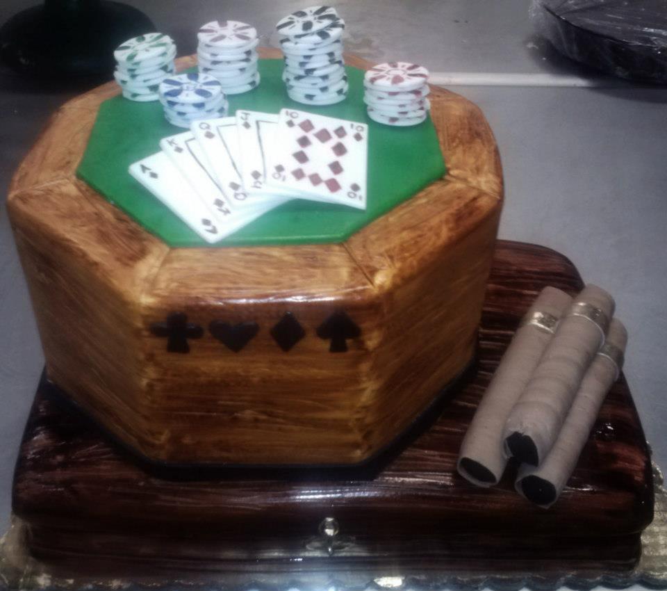 Poker Themed Cake