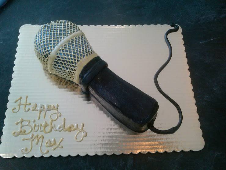 Microphone Cake