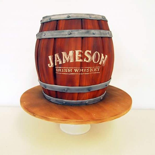 Jameson Barrel Cake