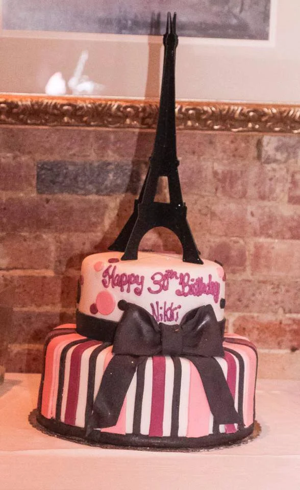 Paris themed Cake