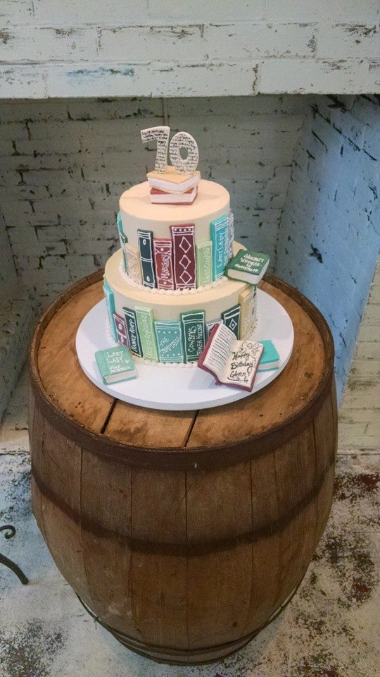Book Themed Cake