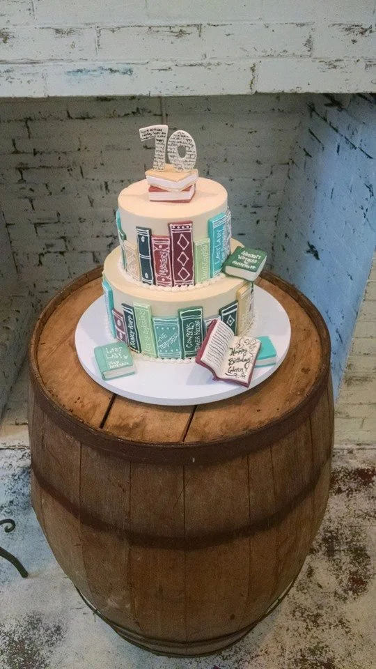 Book Themed Cake