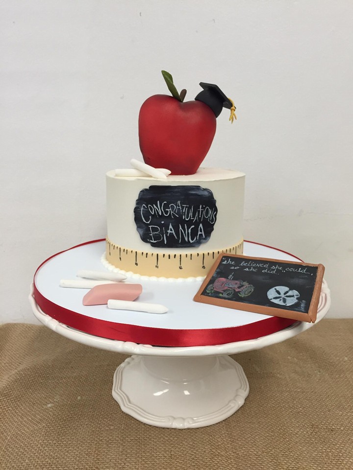 Teaching Themed Graduation Cake