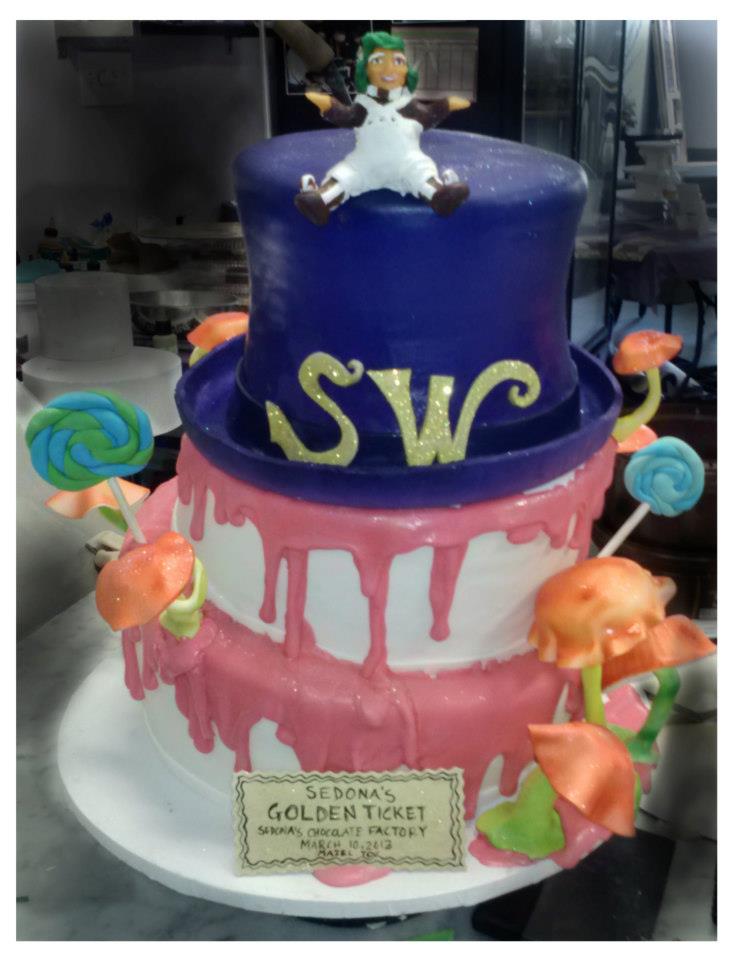 Willy Wonka Themed Cake