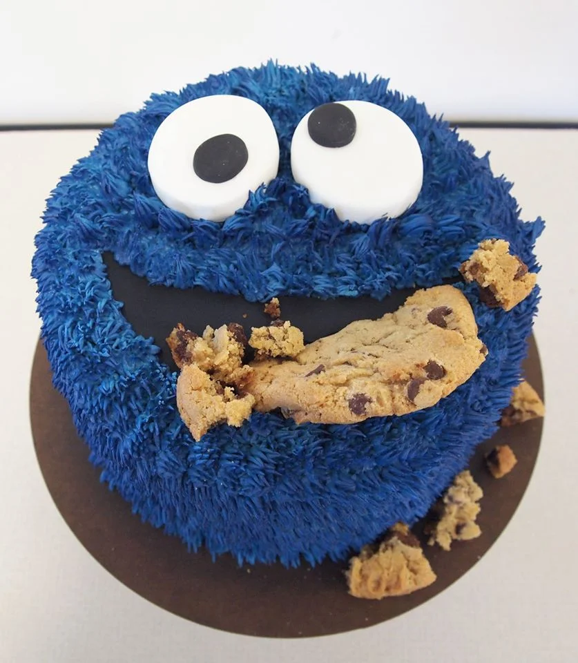 Cookie Monster Cake