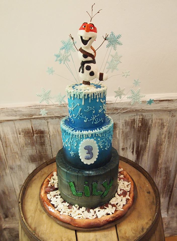 Frozen Ninja Turtle Themed Cake