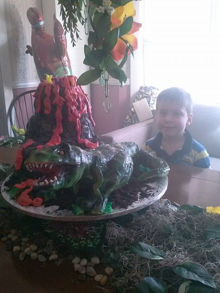 Dino Cake for our Nephew Khai!