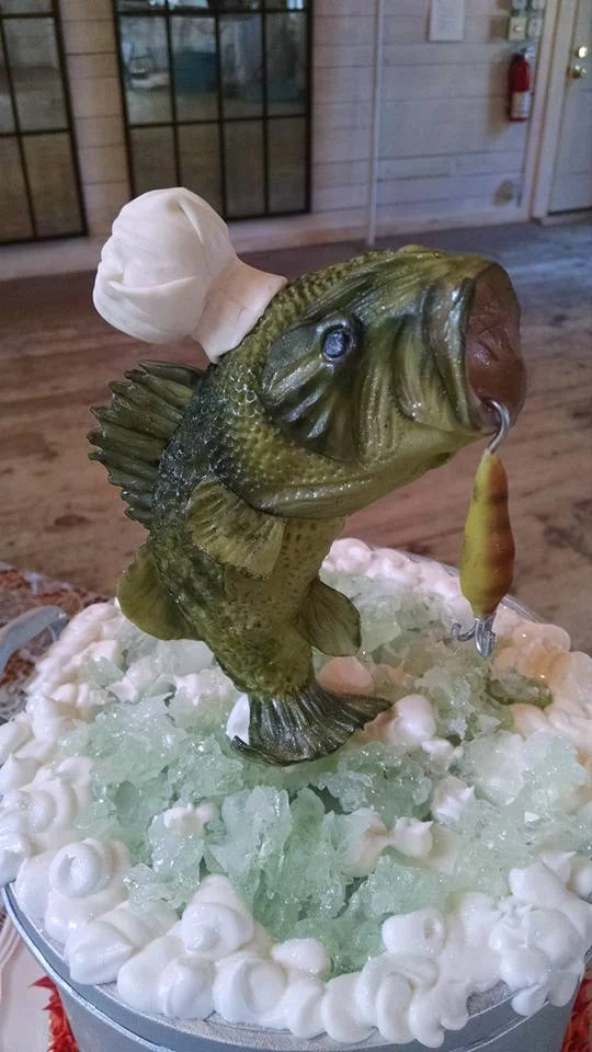 Chef Fish Sculpture