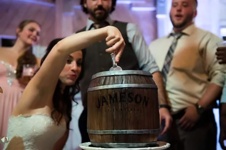 Jameson Barrel Grooms Cake