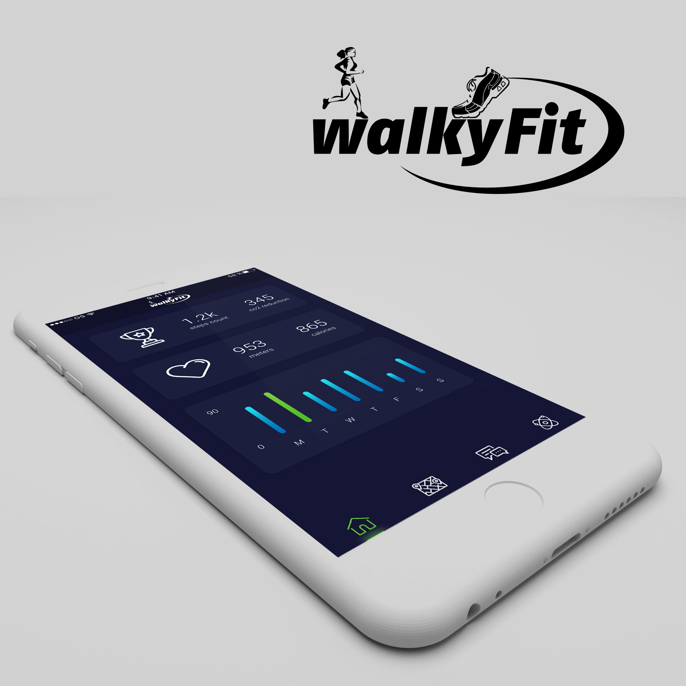 WalkyFit (cryptocurrency for activities)