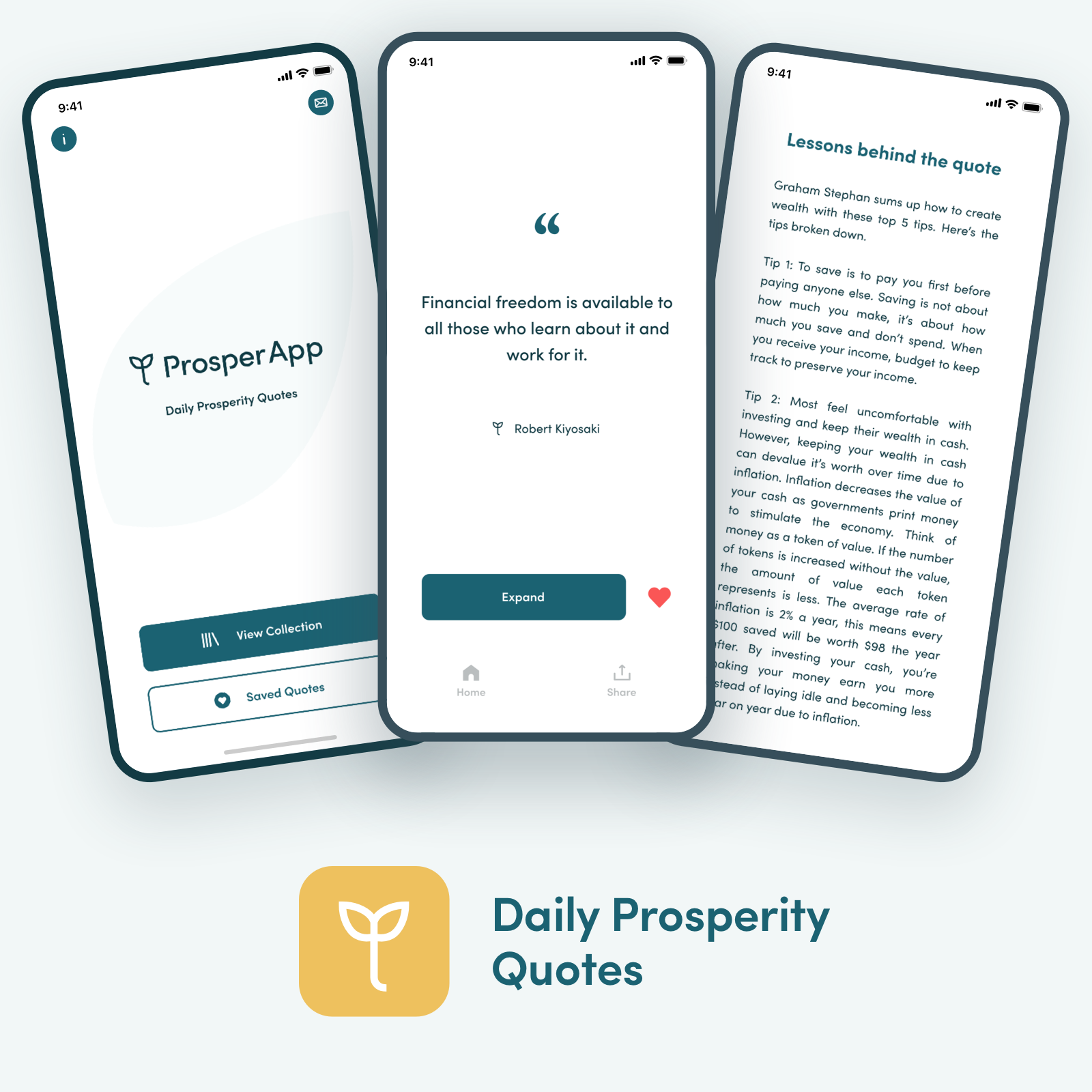 ProsperApp (Investopedia for millennials)