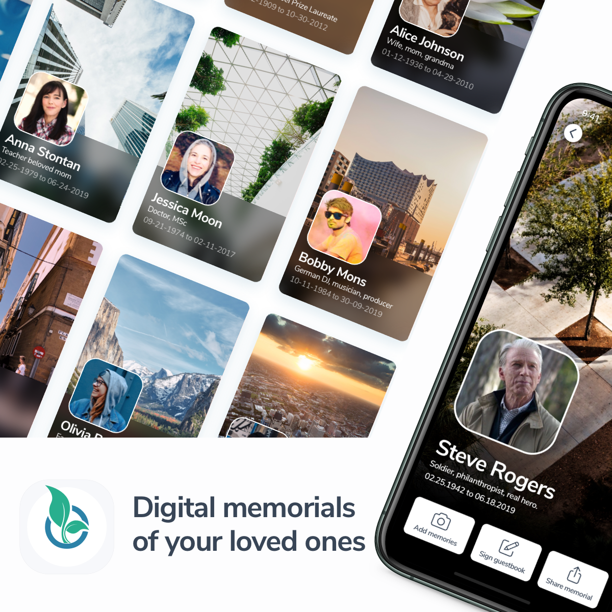 Digital memorials of your loved ones