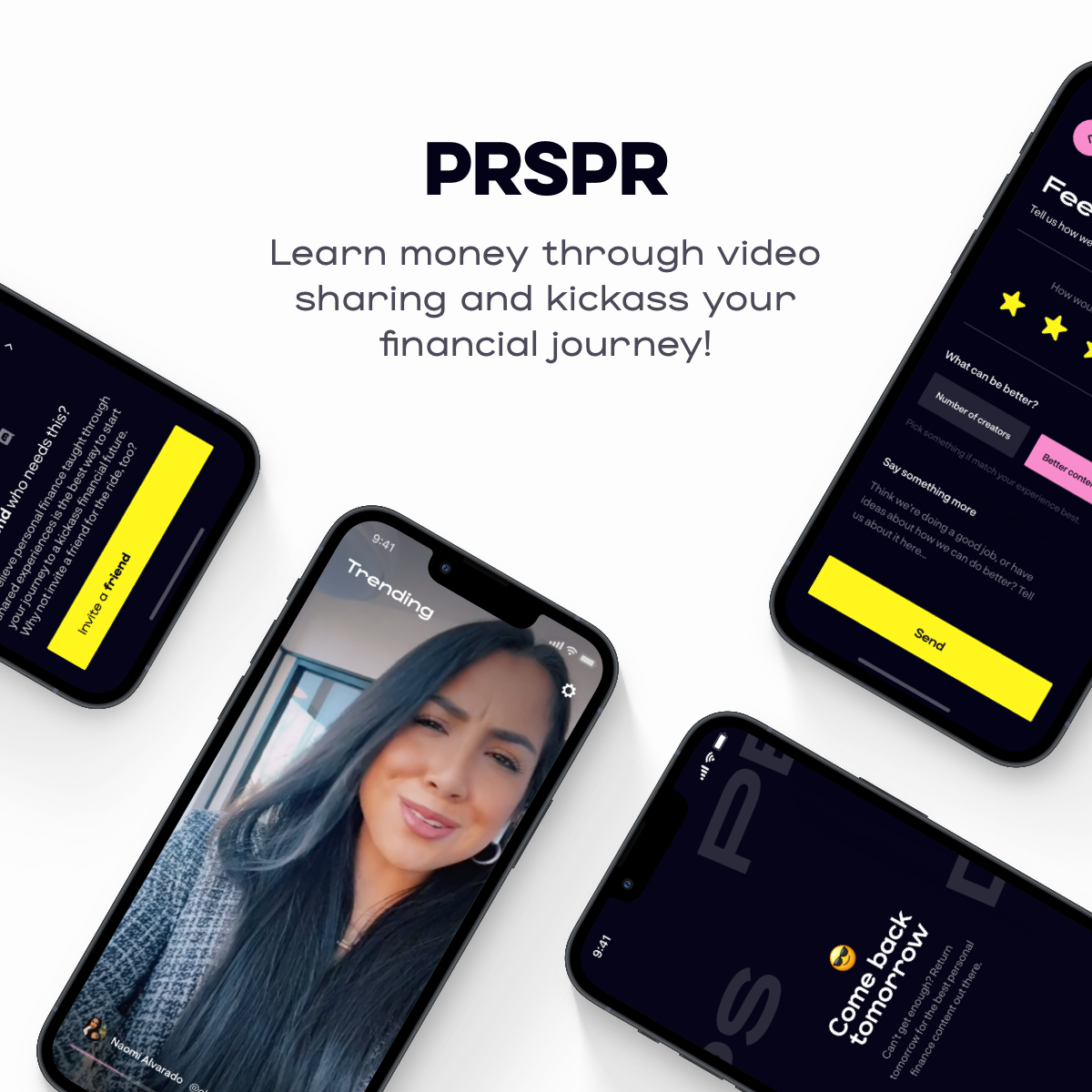 PRSPR (TikTok for financial literacy)