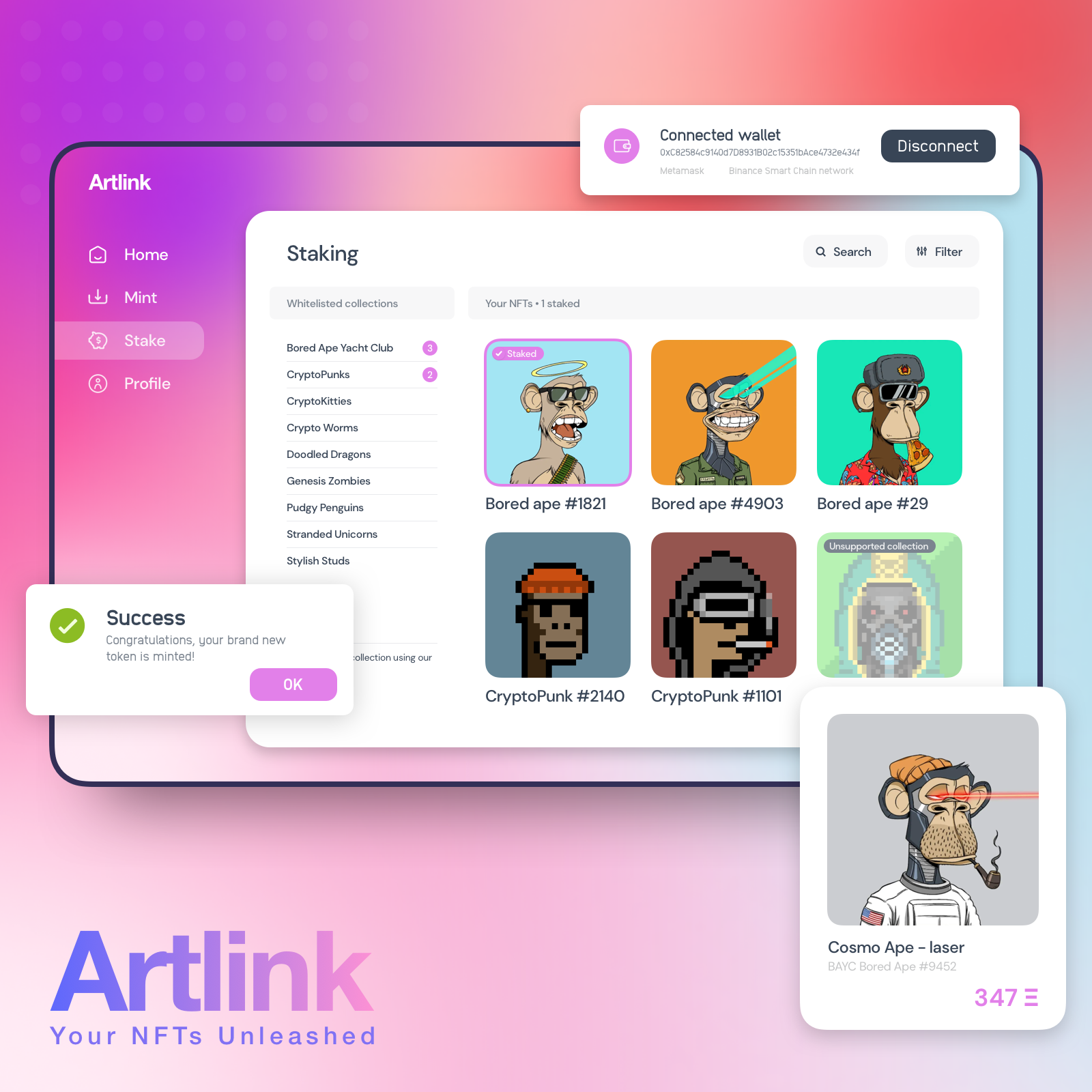 Artlink (NFT royalties that work)