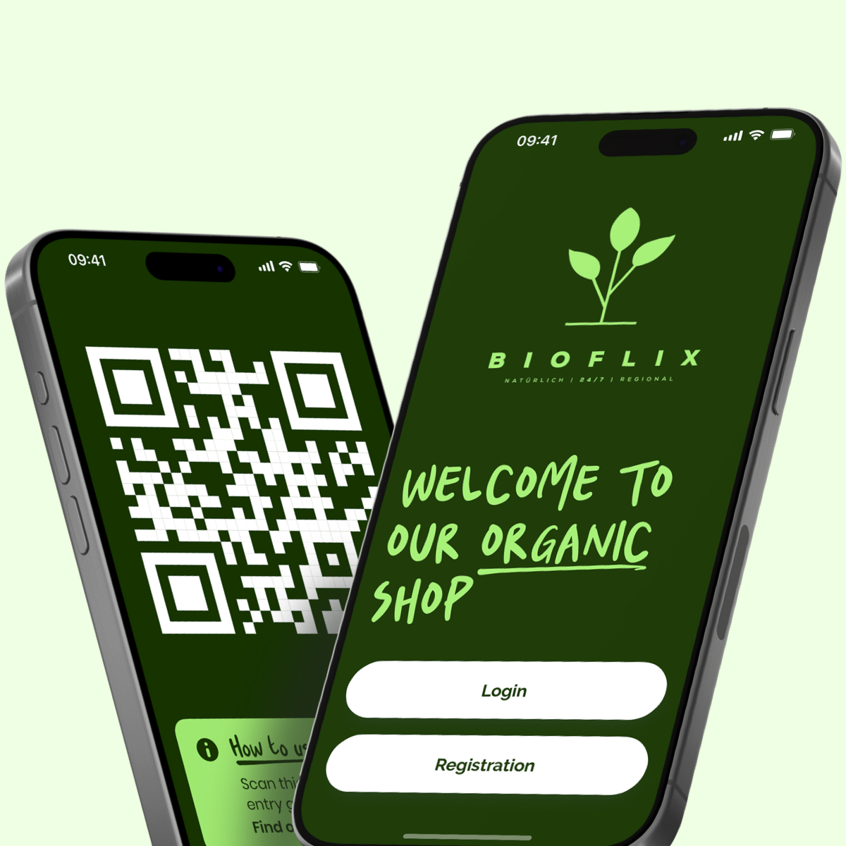 Bioflix (app for a grocery shop powered by OktoPOS)