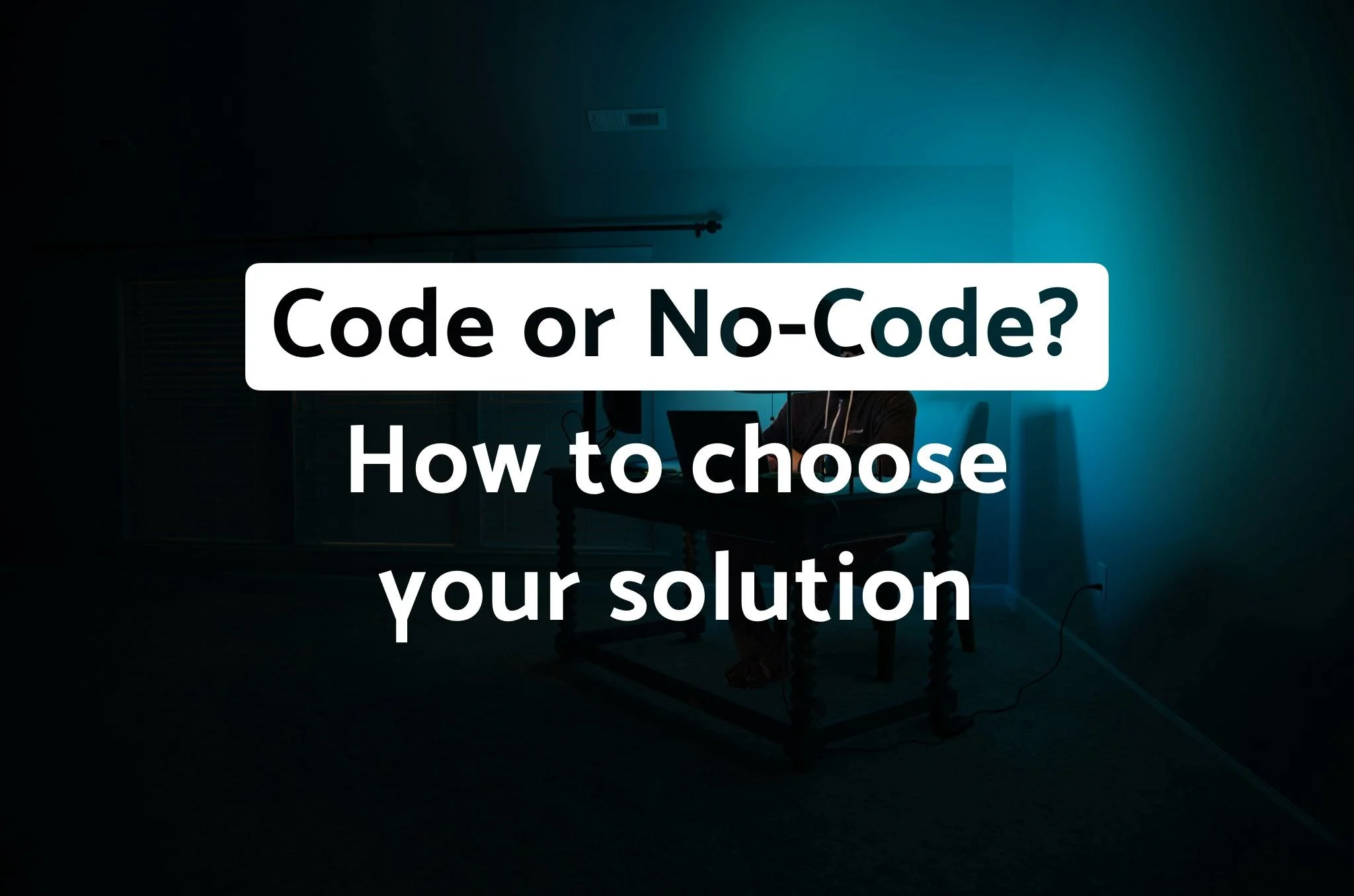 Code or No-Code? The Hybrid Approach to Bespoke Software